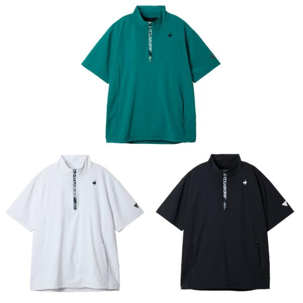 ルコックスポルティフ(le coq sportif) ゴルフウェア ブルゾン メンズ 半袖ウインドブ...