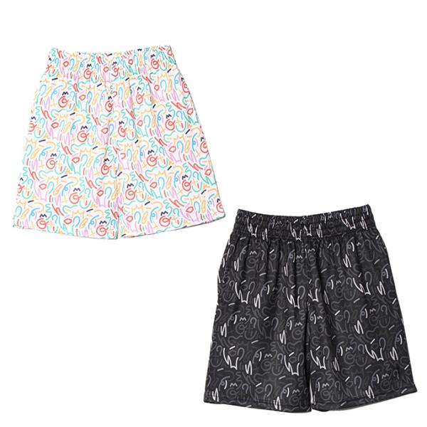 スリーポイント(ThreePoint) バスケットボール ハーフパンツ ジュニア 総柄パンツ TP5...