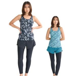 NIKE（ナイキ） フィットネス水着 セパレート レディース フルジップ