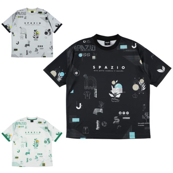 スパッツィオ SPAZIO サッカーウェア プラクティスシャツ 半袖 メンズ レディース クルーネッ...