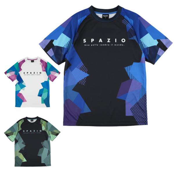 スパッツィオ SPAZIO サッカーウェア プラクティスシャツ 半袖 メンズ レディース ジオメトリ...