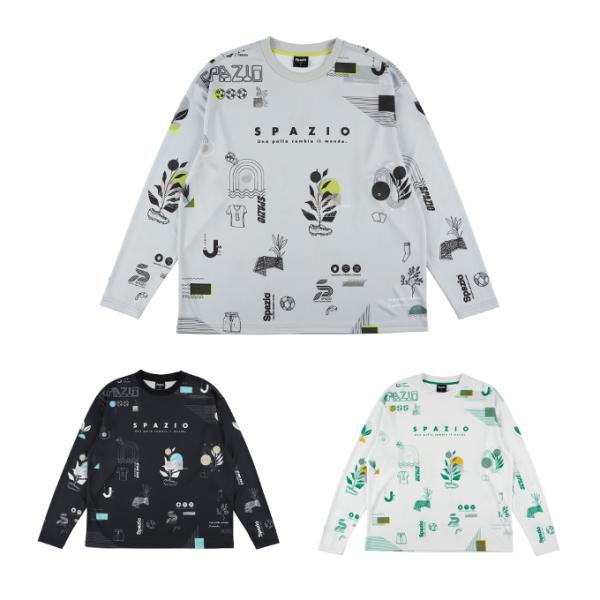 スパッツィオ SPAZIO サッカーウェア プラクティスシャツ 長袖 メンズ L S オーバーサイズ...