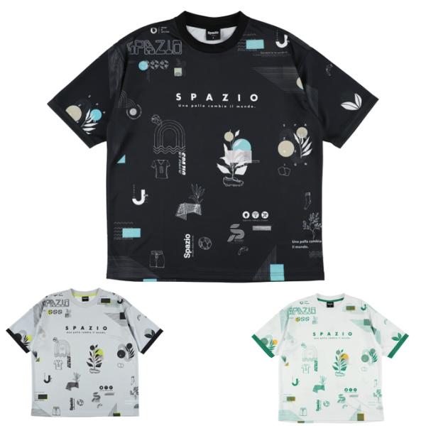 スパッツィオ SPAZIO サッカーウェア 半袖シャツ ジュニア クルーネック シャツ GE-110...