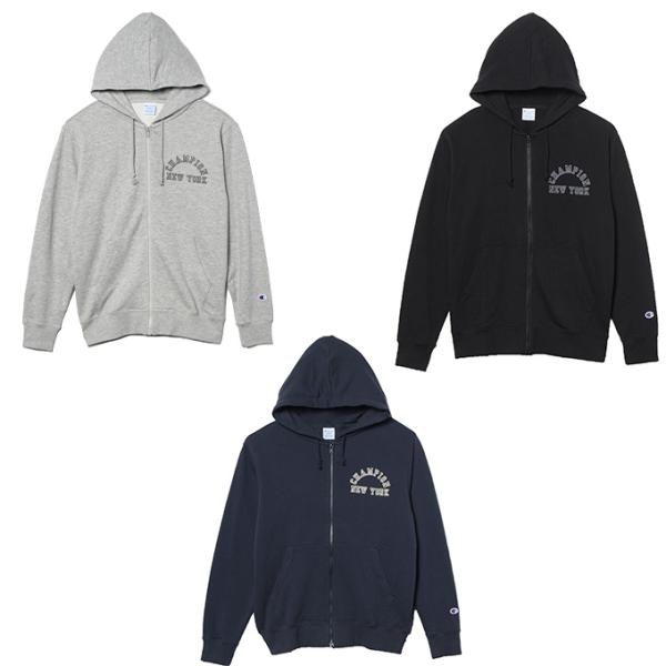 チャンピオン(Champion) スウェットパーカー メンズ BASIC 裏毛フードスウェットJK ...