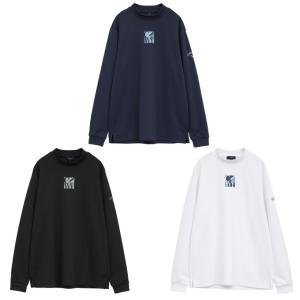 HERG1（エルグワン） ゴルフ BACK PRINT COOL MOCK NECK バック