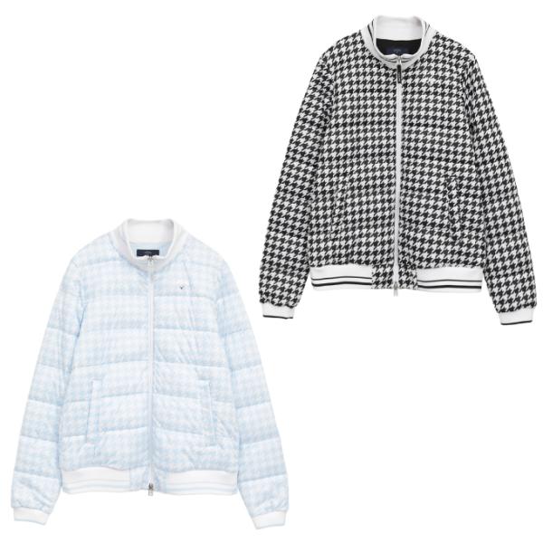 キャロウェイ(Callaway) ゴルフウェア ブルゾン レディース スターストレッチ千鳥プリント中...