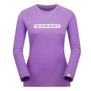 MAMMUT（マムート） Tシャツ 長袖 レディース QD ロゴ プリント ロング