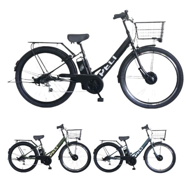 ペルテック 電動自転車 1年保証付き 電動アシスト自転車 27.5インチ シマノ 外装6段 TDA-...