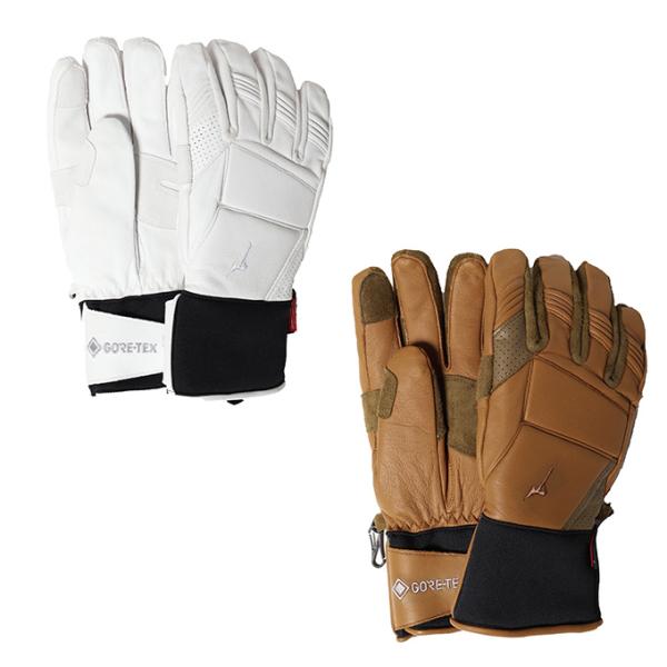 ミズノ(MIZUNO) スキーグローブ メンズ レディース LEATHER 5F GLOVES レザ...