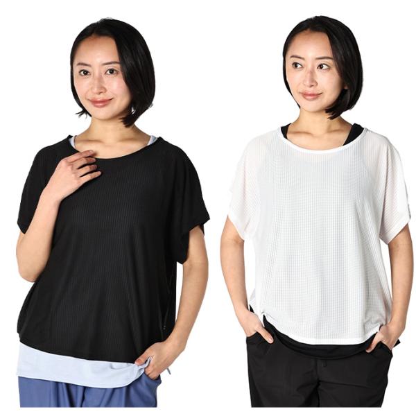 アンドライフ(&amp;life) Ｔシャツ 半袖 レディース F DRY ２IN1 半袖機能T AL450...