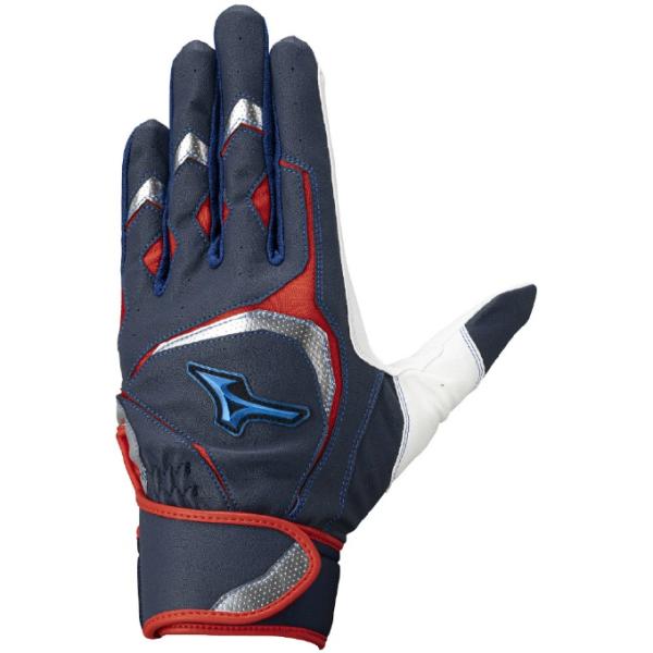 ミズノ(MIZUNO) 野球 バッティンググローブ 両手用 ウィルドライブ ブルー 1EJEY295...