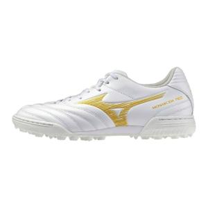 ミズノ(MIZUNO) サッカー トレーニングシューズ メンズ モナルシーダネオ3 SW AS P1GD262450 ホワイト×ゴールド 甲高 幅広