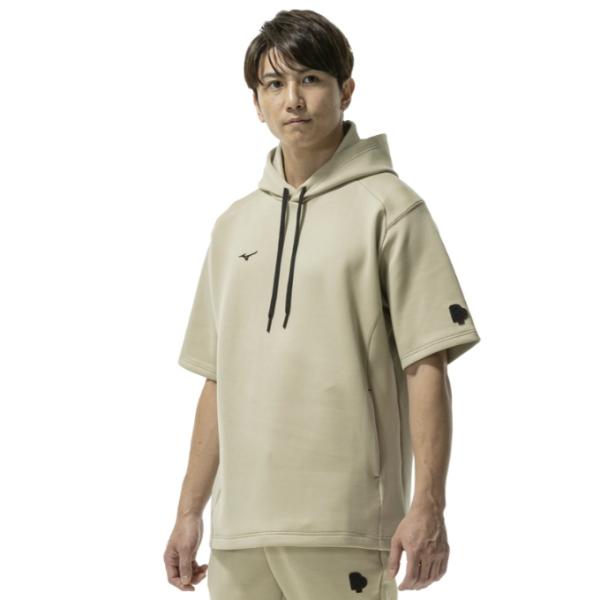 ミズノ MIZUNO 野球 スウェットパーカー メンズ レディース 半袖スウェットフーディ 12JE...