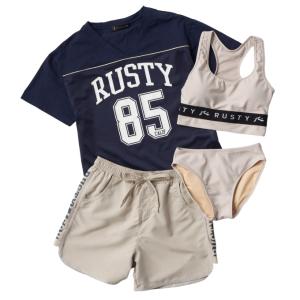 ラスティ(RUSTY) 水着 タンキニ 女の子 ジュニア 4テンセットミズギ 966802