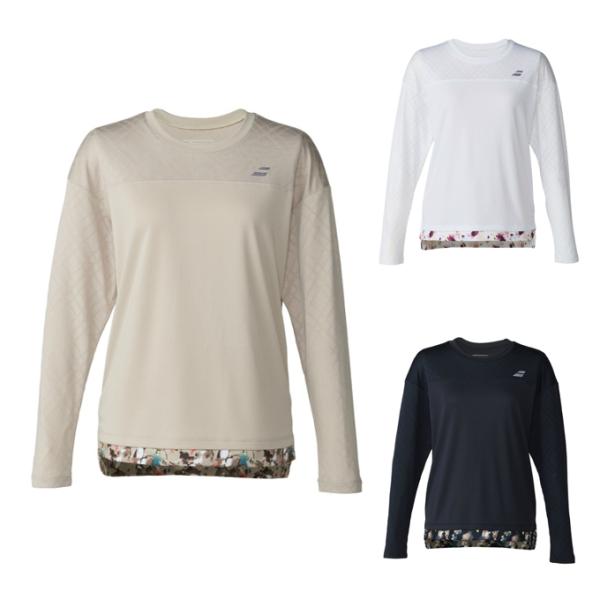 バボラ Babolat テニスウェア バドミントンウェア Tシャツ 長袖 レディース PLAY L/...