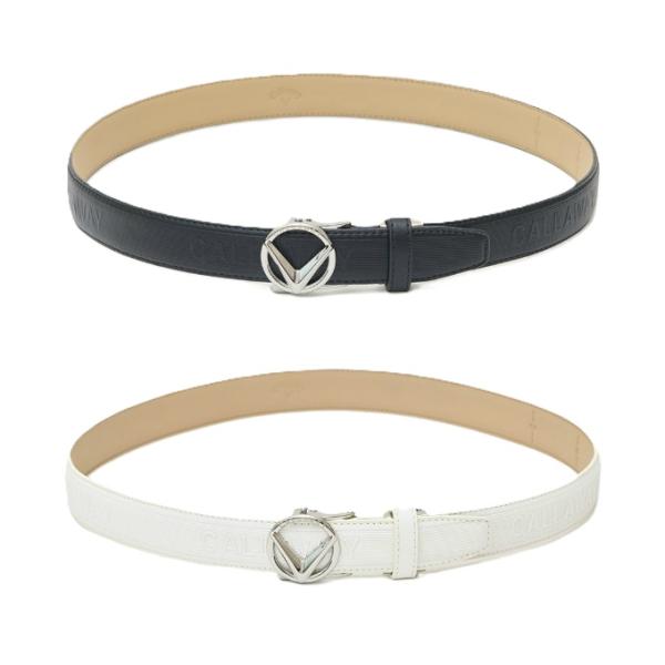 キャロウェイ(Callaway) ゴルフ ベルト レディース 年間定番Vバックルセレーションベルト ...