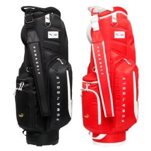 PUMA ゴルフバッグ レッド 4分割収納 PUMA（プーマ） ゴルフ マルチポケット P グラフィック スタンドバッグ