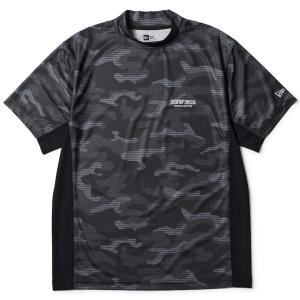 激レア　ニューエラ　ゴルフ　ウェア　タイガーカモフラ　モックネック　半袖シャツ NEW ERA（ニューエラ） ゴルフウェア 半袖シャツ メンズ OOTTFロゴ