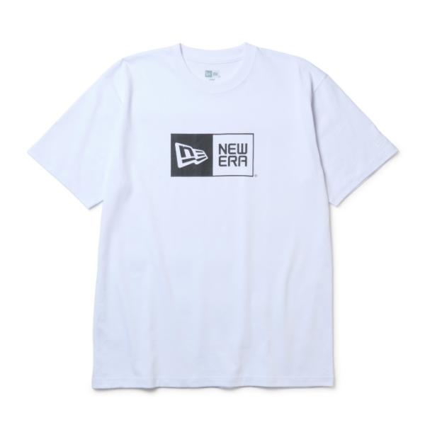 ニューエラ(NEW ERA) Tシャツ 半袖 メンズ コットン Tシャツ Box Logo 1485...