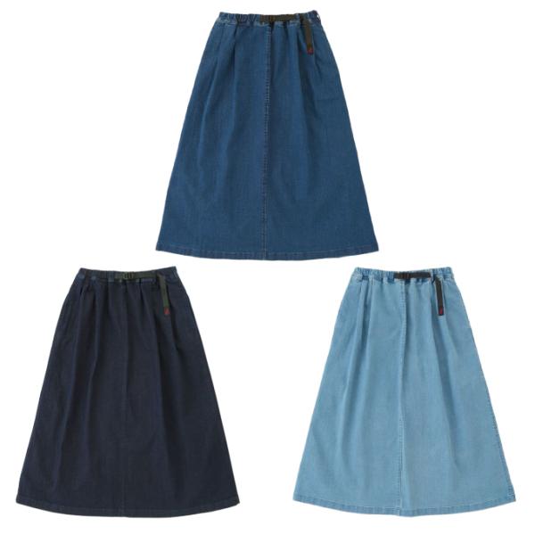 グラミチ(Gramicci) ロングスカート レディース STRETCH DENIM LONG FL...