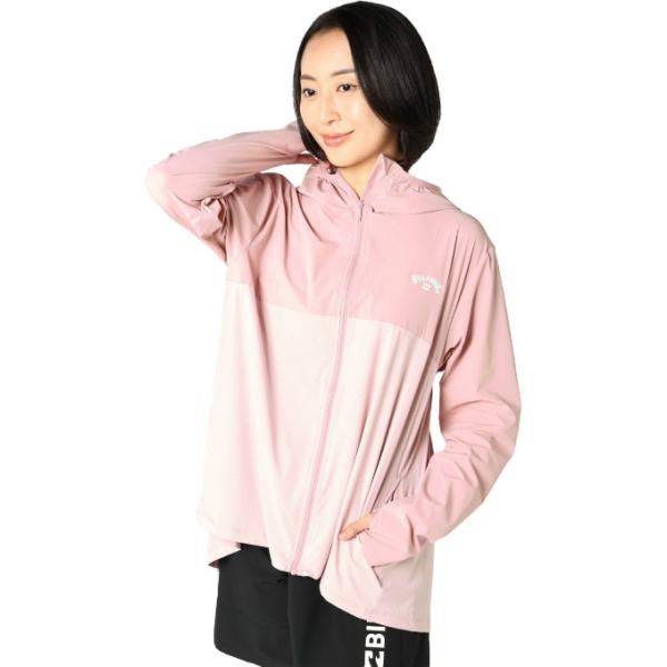 ビラボン(BILLABONG) ラッシュガード 半袖 レディース LS ZIPラッシュガード BG0...