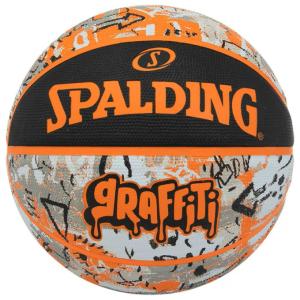 スポルディング(SPALDING) バスケットボール 5号球 メンズ レディース グラフィティ オレンジ ラバー 5号球 84-519J