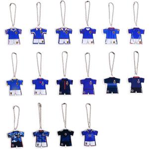 【16種類コンプリートセット！】キーホルダー JFA ガチャ 歴代ユニフォーム型アクリルキーホルダー SAMURAI BLUE 日本代表 JO-573 ST【ご自宅配送限定】