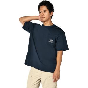ヘリーハンセン(HELLY HANSEN) Tシャツ 半袖 メンズ レディース ビックトルケル ポケット 半袖 T HH62679-DN  紺 こん ネイビー｜ヒマラヤ Yahoo!店