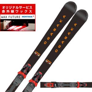 オガサカ OGASAKA スキー板 オールラウンド 2点セット メンズ KS-PS/BK+PRD12GW スキー板+ビンディング【WAX】｜himaraya