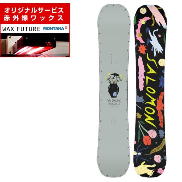 【wax】 サロモン スノーボード 板 レディース ABSTRACT アブストラクト L476608...