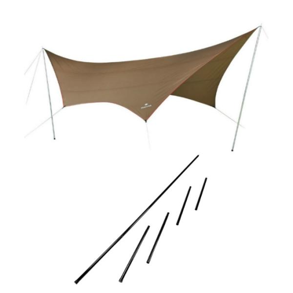 スノーピーク HD-Tarp Hexa タープ ポール 2点セット タープシールドL+REVOポール...