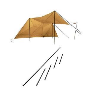 ビジョンピークス VISIONPEAKS タープ ポール 2点セット TCバタフライシェルター+REVOポール240 2本組 VP160202J01+682005