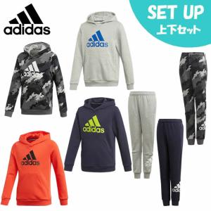 アディダススウェットウェア ジャージ 上下セットジュニアMust Haves Badge of Sport Pullover+マストハブ パンツFTM64+FTM68adidas