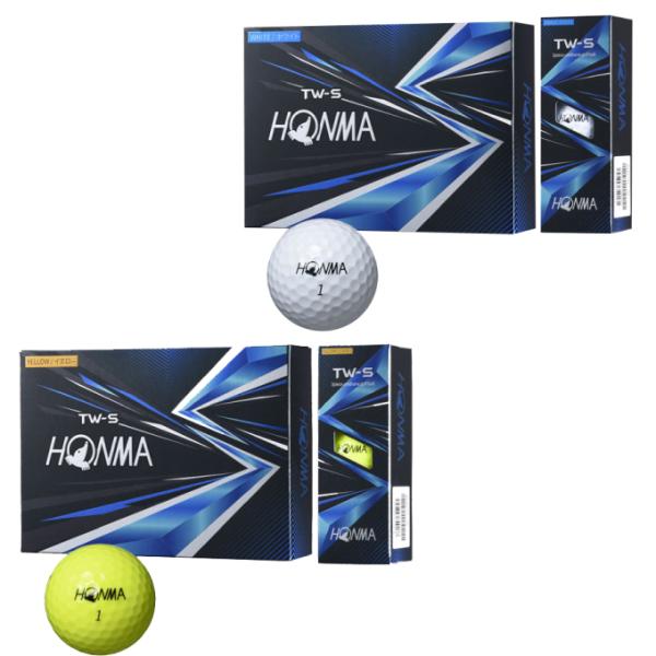 本間ゴルフ ゴルフボール 1ダース 12個入 TW-Sボール ツアーワールド BTQ2103 202...