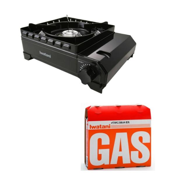 イワタニ Iwatani カセットコンロ カセットフー タフまる+カセットガス3本セット CB-OD...