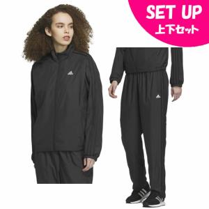 adidas アディダス(adidas) ウインドブレーカー上下セット レディース