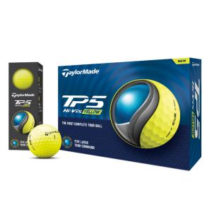 TaylorMade（テーラーメイド） ゴルフ TP5X イエロー ボール