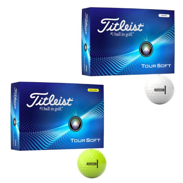 タイトリスト Titleist ゴルフボール 1ダース 12個入 ツアーソフト TOUR SOFT ...