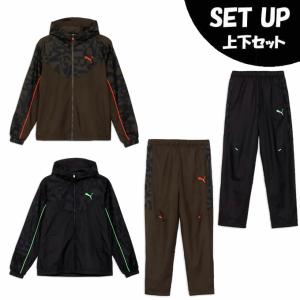 PUMA（プーマ） TRN EDGE 裏起毛トリコット ウーブンジャケット パンツ