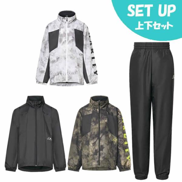 オークリー ウインドブレーカー上下セット ジュニア 裏トリコット WBK JK+裏トリコット WBK...