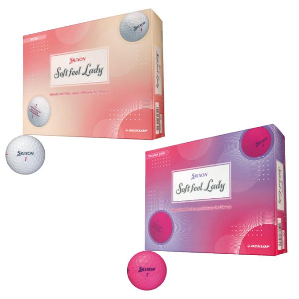 スリクソン(SRIXON) ゴルフボール 1ダース 12個入 ソフトフィール レディ SOFT FE...