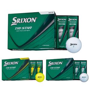 スリクソン(SRIXON) ゴルフボール 1ダース 12個入 トライスター TRI-STAR 2026 【国内正規品】【2026年モデル】