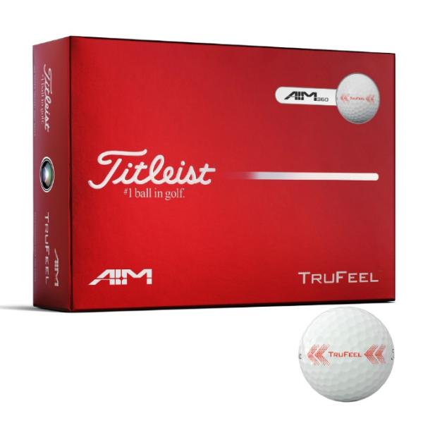 タイトリスト(Titleist) ゴルフボール 1ダース 12個入 トゥルーフィール エイム TRU...