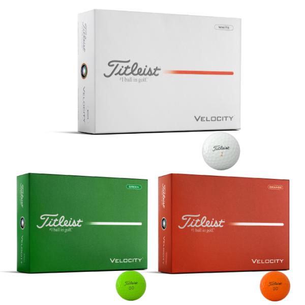 【2月13日発売】 タイトリスト(Titleist) ゴルフボール 1ダース 12個入 ベロシティ ...