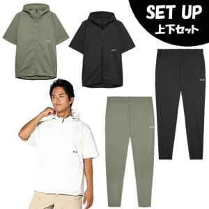オークリー(OAKLEY) ウインドブレーカー 上下セット メンズ O-Tech Cold Uv Cut SS Jacket 1.0+Pants 1.0 FOA409472+FOA409515 【国内正規品】
