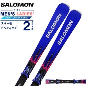 【予約】【早期品番】サロモン(SALOMON) スキー板 デモモデルスキー 2点セット メンズ レディース EQUIPE SL PRO + I12 GW RACE スキー板＋ビンディング【WAX】