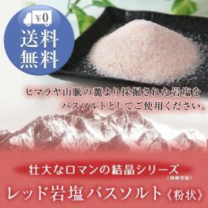 バスソルト 岩塩 ヒマラヤ岩塩 レッド岩塩粉状...の詳細画像1