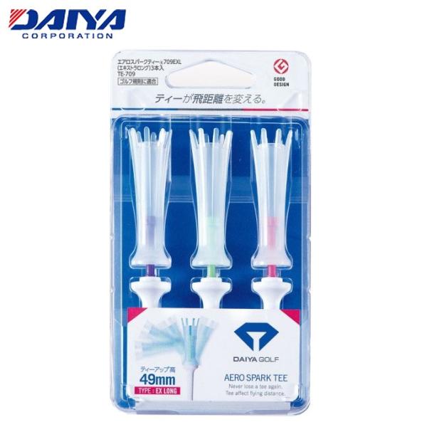 【メール便送料無料】ダイヤ DAIYA ゴルフ エアロスパークティEXL TE-709