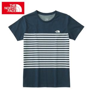 ノースフェイス アウトドア Tシャツ 半袖 レディース S/S CEO α Border Tee NTW31737 THE NORTH FACE od｜himarayaod