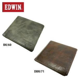 エドウィン EDWIN レトロ合皮 二つ折り財布 12239720 プレゼント 父の日 ギフト 贈り物 od｜himarayaod